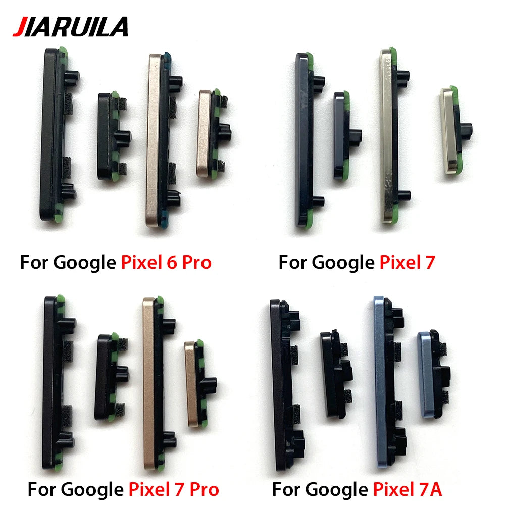 NEW Phone Power On Off Volume Control Side Key External Volume Button For Google 6 7 Pro 7A 6A Repair Replacement Button Parts