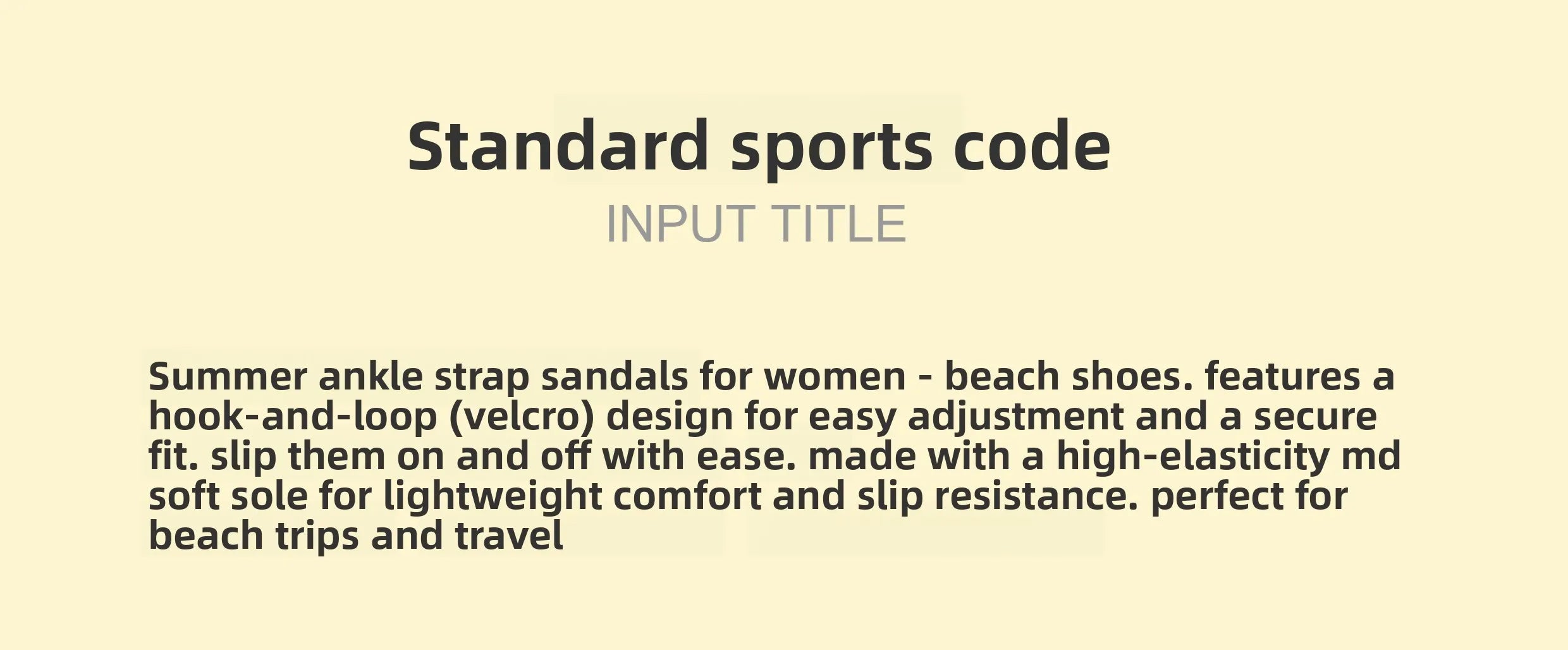 Summer Women's Sandals Shock Absorption Anti-slip Lightweight Comfortable Beach Travel Sandals Flat Bottom Slip-On Casual Loa...