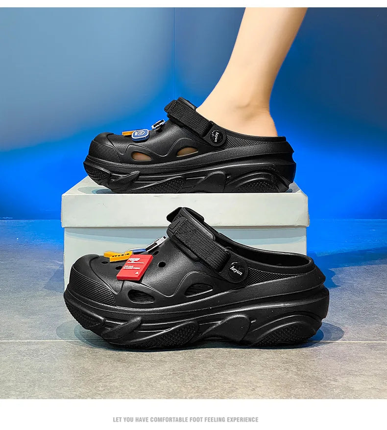Summer Outdoor Beach Casual Sandals, Lightweight and Breathable Household Shoes, Anti Slip and Breathable Fishing Slippers