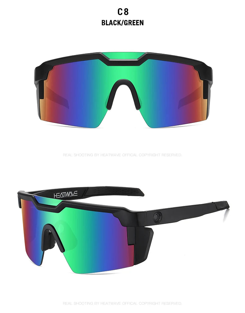 wave square women men Sunglasses Men UV Eyewear Vintage Fashion Square Men's Sun Glasses HW05