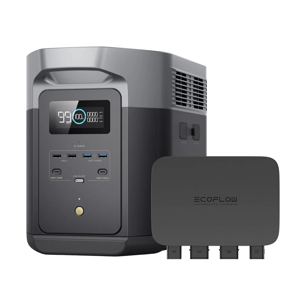 ECOFLOW Portable Power Station DELTA 2 Max, 1900Wh Solar Powered Generator, 2400W LFP Solar Generator, Full Charge in 1 Hr