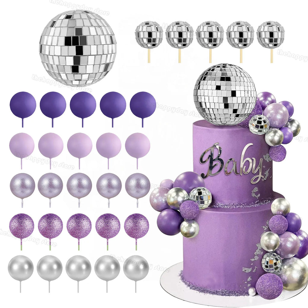 10/5Pcs Metal Silver Gold 4D Round Foil Balloon Mylar Balloons for Birthday Wedding New Year Baby Shower Party Decorations