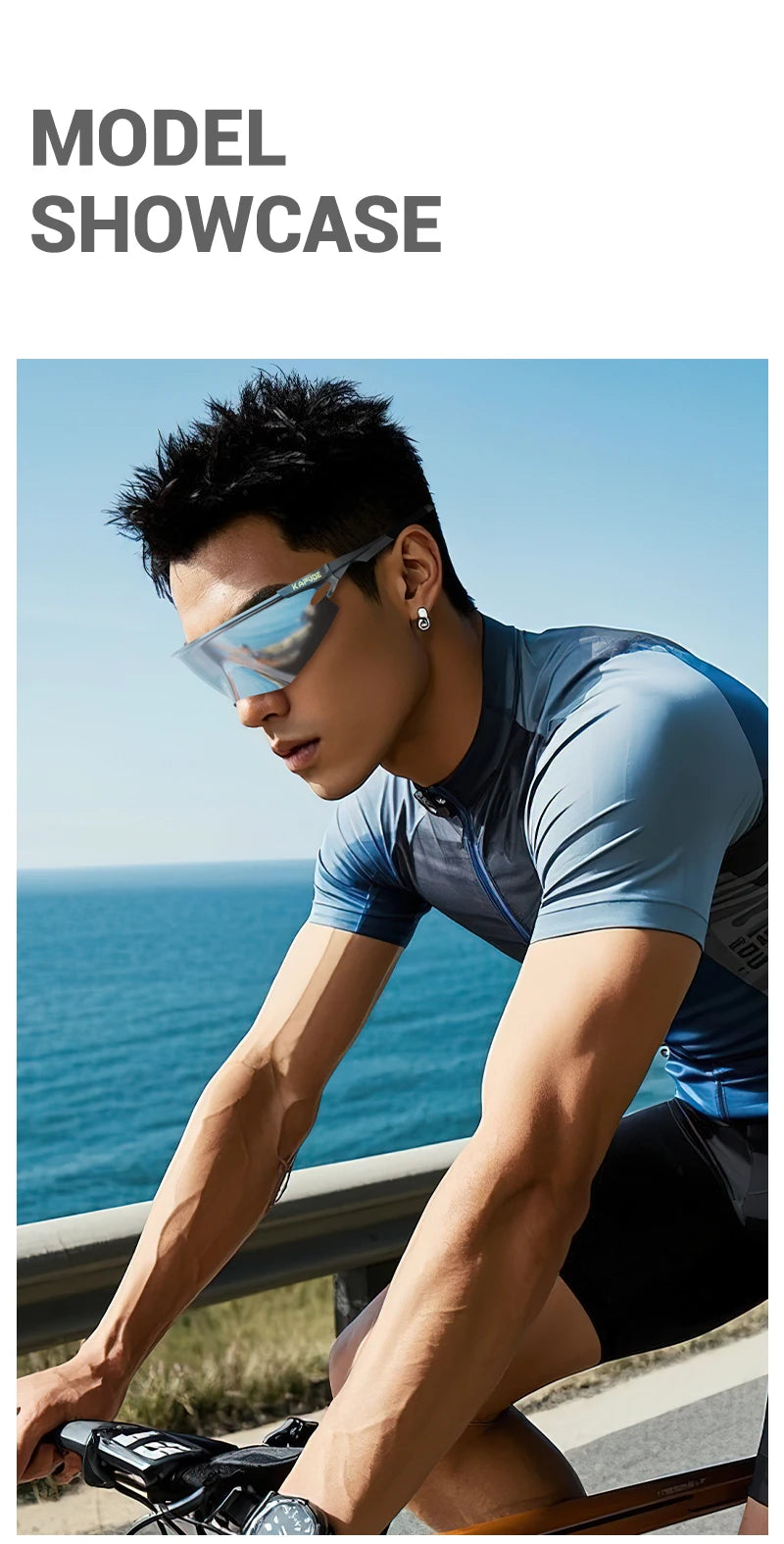 Kapvoe New Eagle Beak Photochromic Cycling Sunglasses Men Women MTB Glasses UV400 Bicycle Eyewear Sports Outdoor Bike Goggles