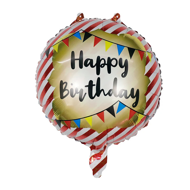 5 Pcs Multiple Happy Birthday Balloons Are Suitable For Birthday Party Decoration Supplies Photography Props