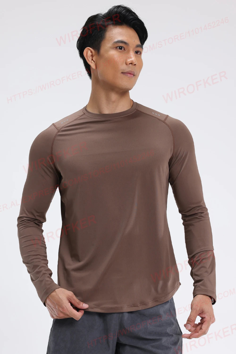 Pullovers Shirts Long Sleeve Breathable Jersey Sun Protection Male Outerwear Jogging Sport Clothing Men Training Quick Dry Tops