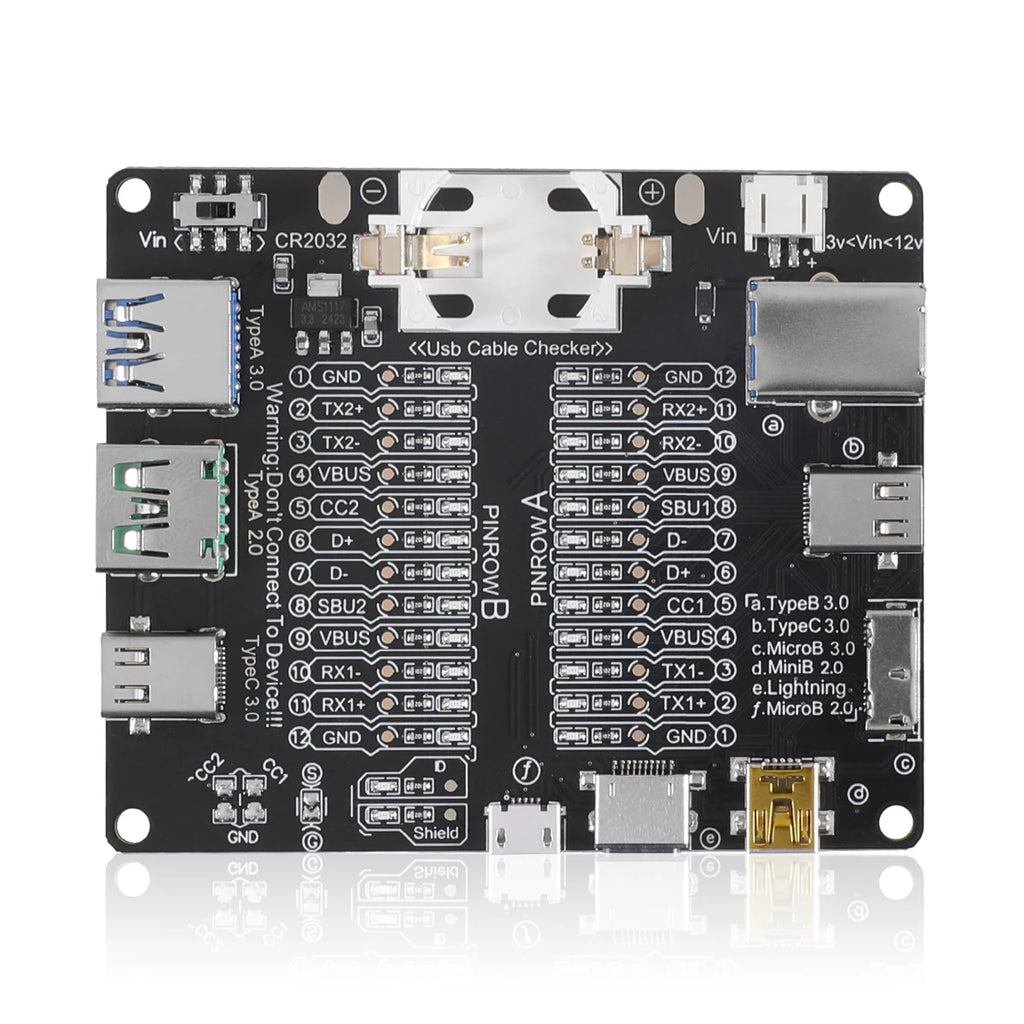 USB Cable Data Line Test Board Cable Checker USB Cable Tester Short Circuit On-Off Switching For Type-C Test Board Tool