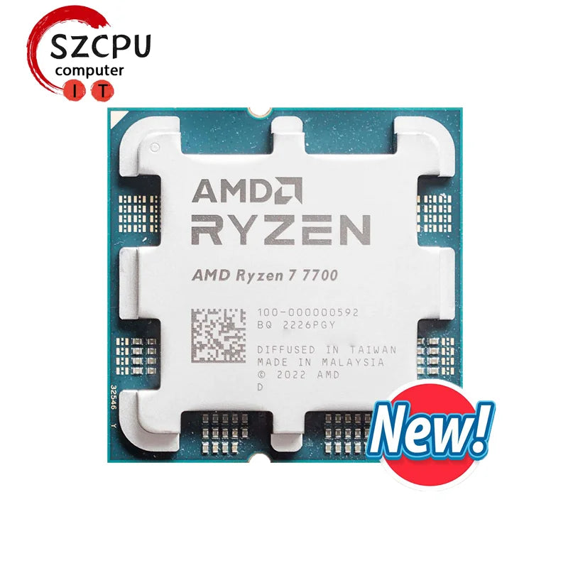 AMD Ryzen 7 7700 R7 7700 3.8 GHz 8-Core 16-Thread CPU 5NM L3=32M 100-000000592 Socket AM5 Tary New but without cooler