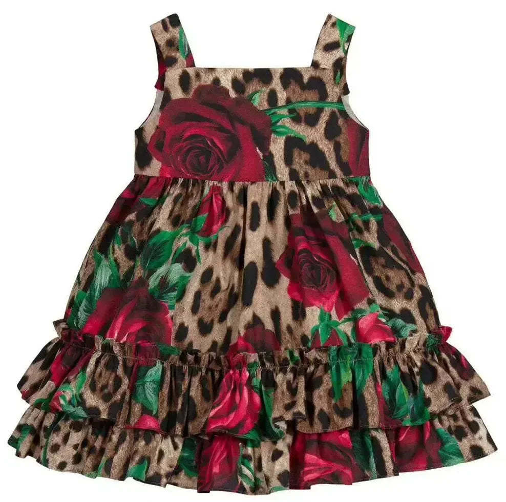 Summer Outfits Toddler Dress Kids Clothes Girl Cute Lemon Print Cotton Beach Baby Dresses Clothing