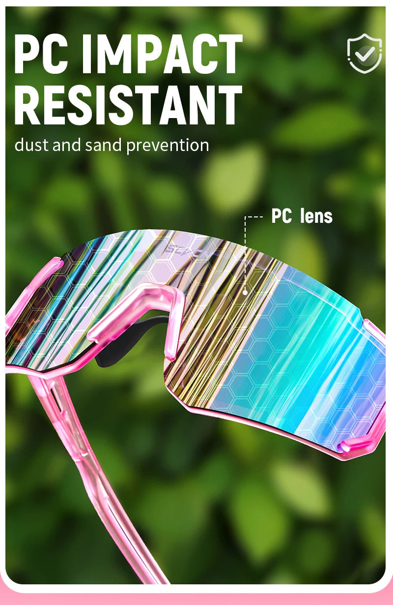SCVCN Fsshion Sunglasses Street Cycling Glasses Bike Men UV400 Sports MTB Outdoor Bicycle Women Sunglasses Multi Color Riding