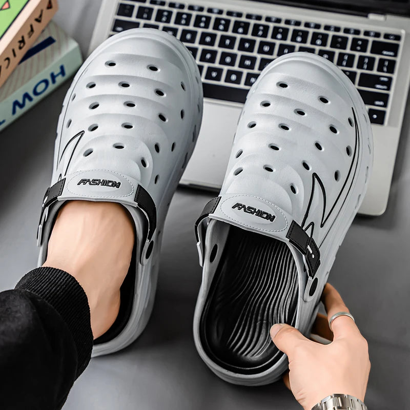 Summer Outdoor Wear for Men and Women, Non-Slip, Anti-Odor, Dual-Purpose, Wear-Resistant Beach Sandals and Slippers