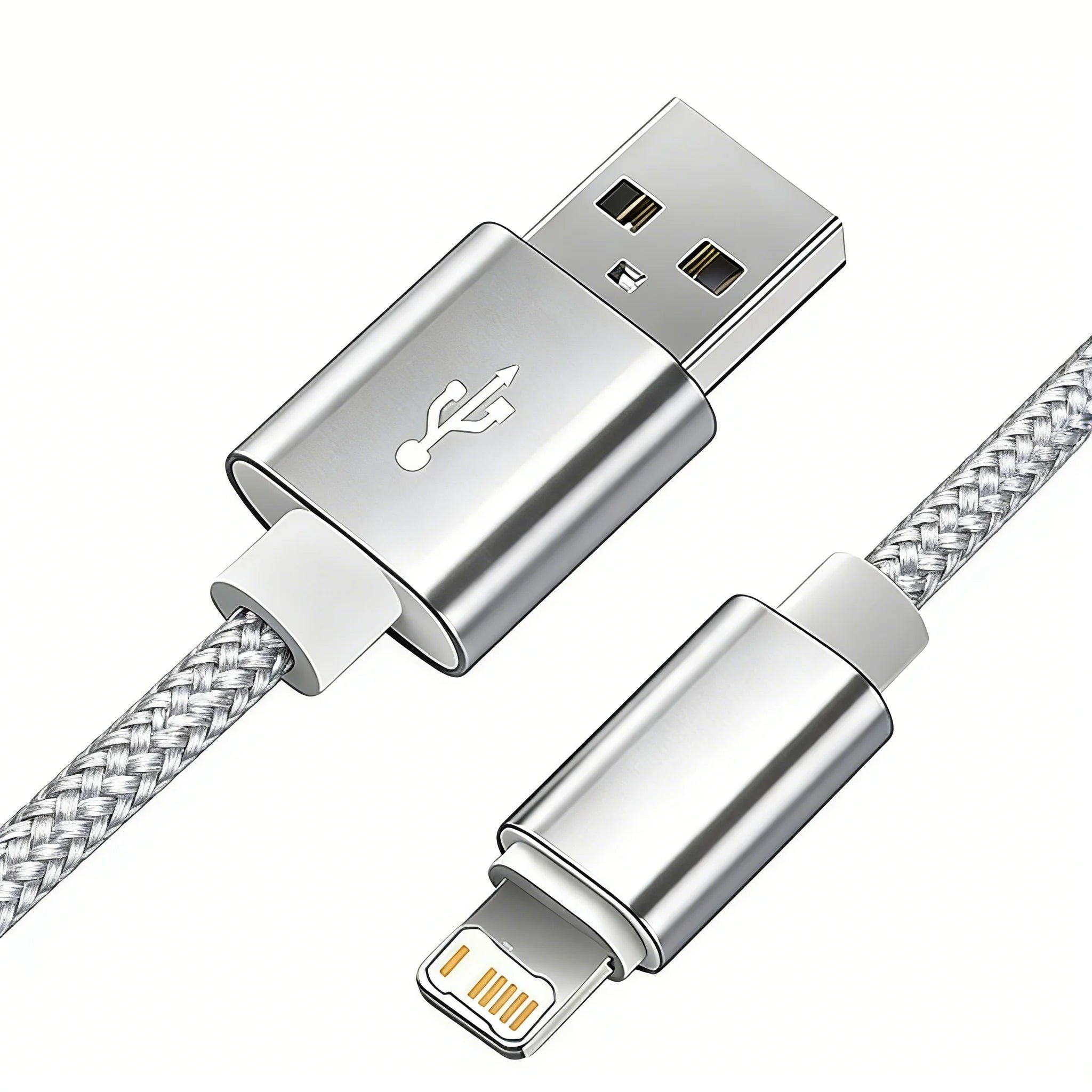 For iPhone 11 12 13 Mini 14 Pro Max USB Fast Charging Braided Cable For iPhone 7 8 14 Plus X XR XS Max Quick Charge Weaving Wire