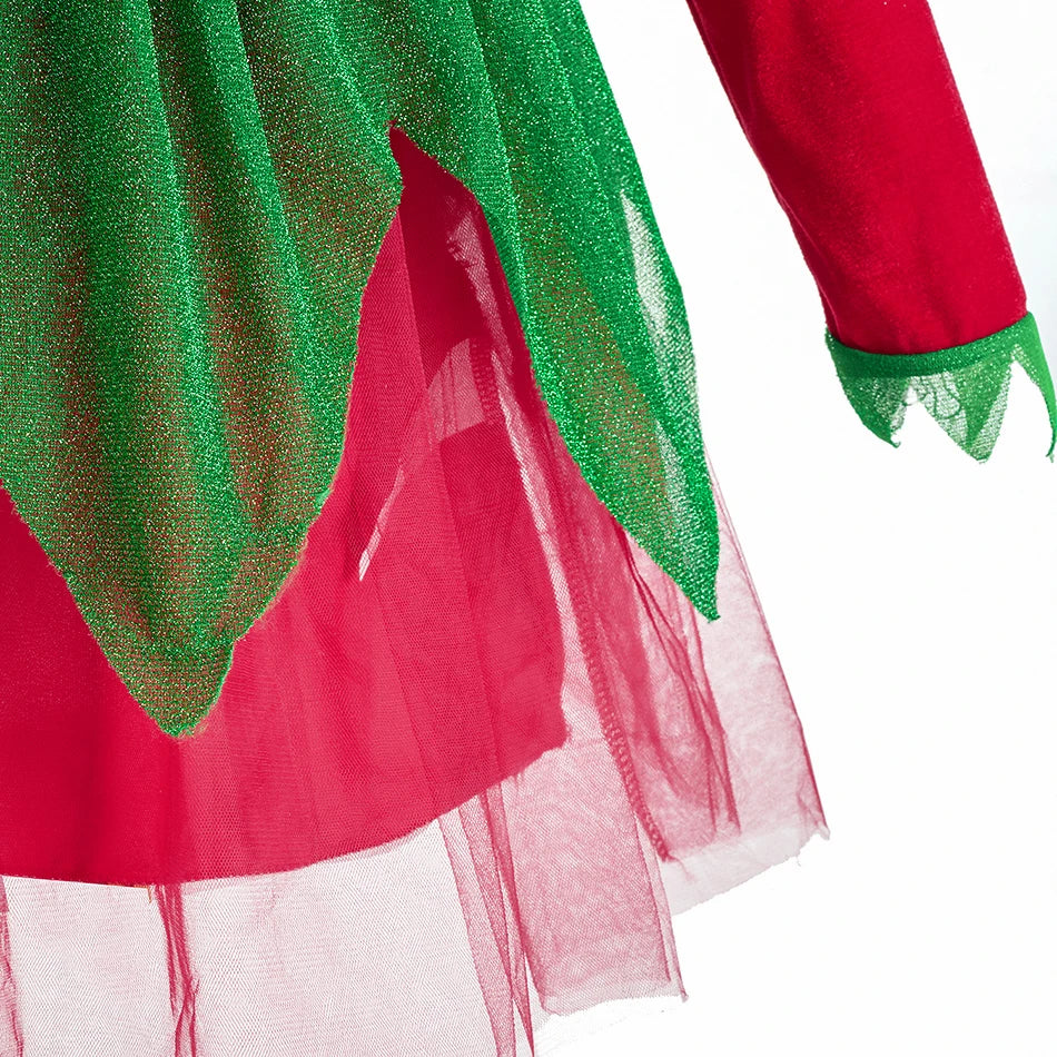 Baby Girl Clothes Pajamas Sets Boys Tops Set Child Christmas Gift Carnival Party Dress Kids Halloween Elf Cosplay Costumes Suit