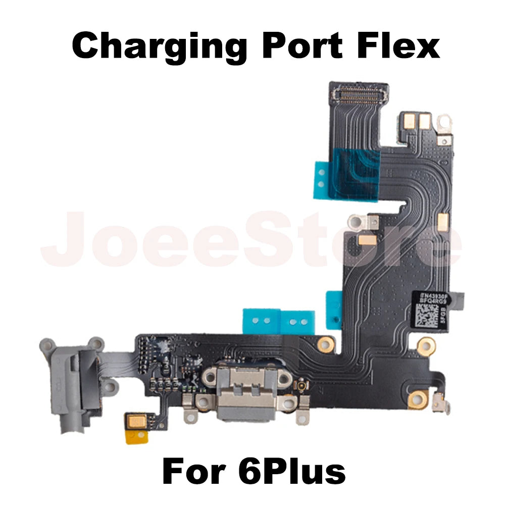 1pcs Charging Port Flex Cable for iPhone 11 X XS XSMax XR 6 6S 7 8 Plus USB Charger Dock Connector With Microphone Ribbon Repair