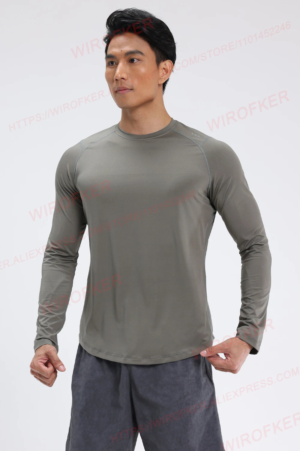 Pullovers Shirts Long Sleeve Breathable Jersey Sun Protection Male Outerwear Jogging Sport Clothing Men Training Quick Dry Tops