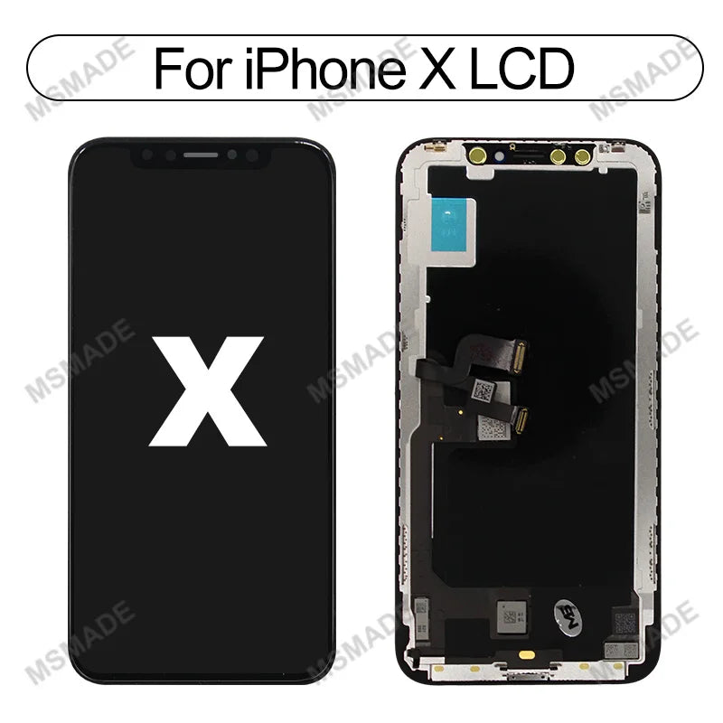 OLED X LCD For iPhone XR XS MAX 11 Display 3D Touch Screen Replace For 12 14 Plus 11 Pro screen incell 12 Pro Max display 13 Min