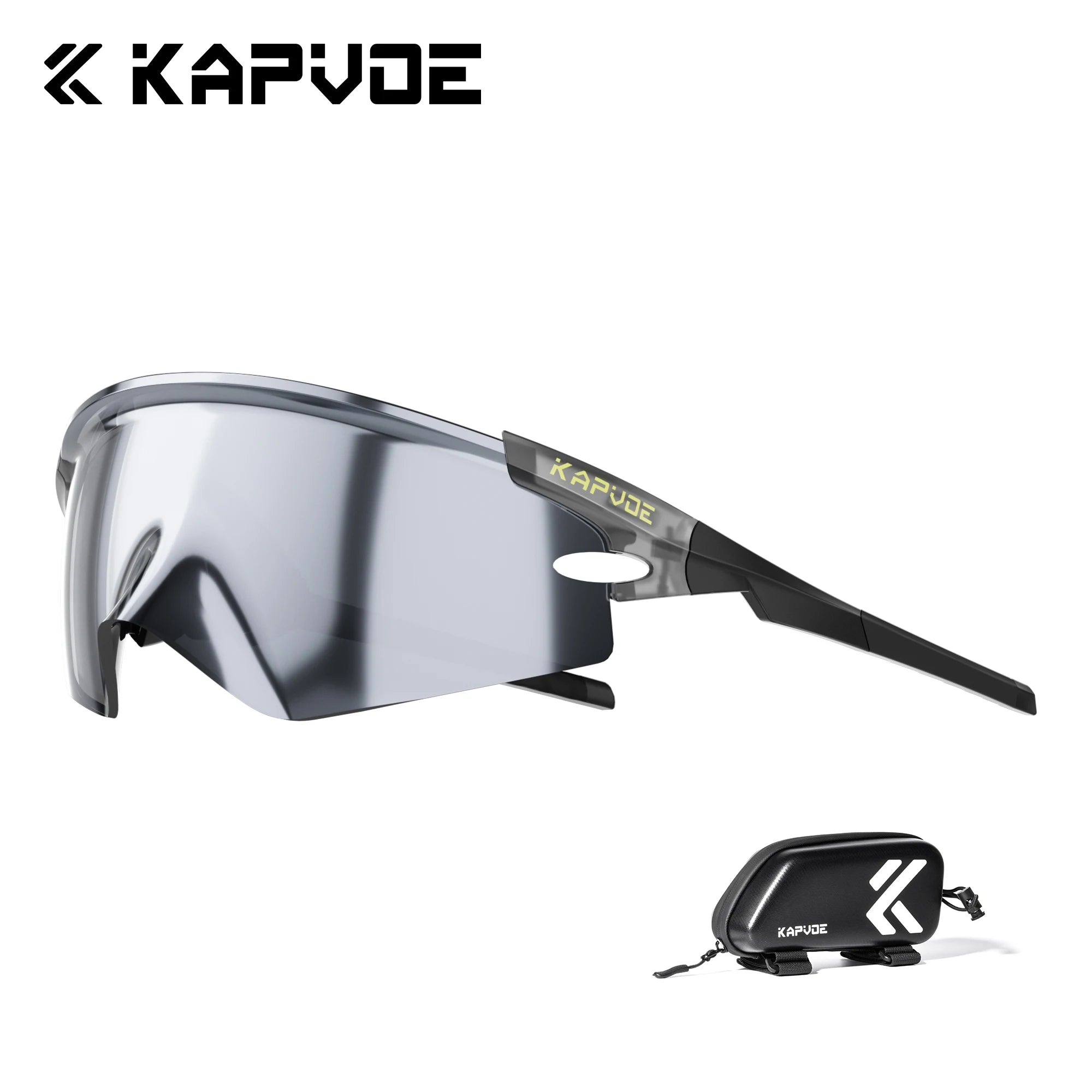 Kapvoe New Eagle Beak Photochromic Cycling Sunglasses Men Women MTB Glasses UV400 Bicycle Eyewear Sports Outdoor Bike Goggles