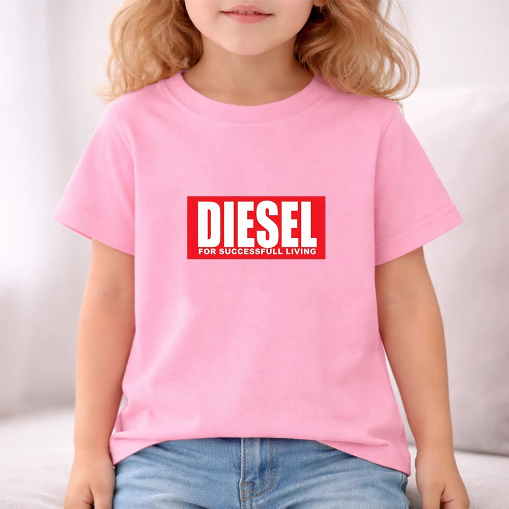 Boys Girls Age 3-12 Tee+shorts suit Children Short Sleeve T-shirts Casual Pink Black Fashion Summer Child loose Clothes