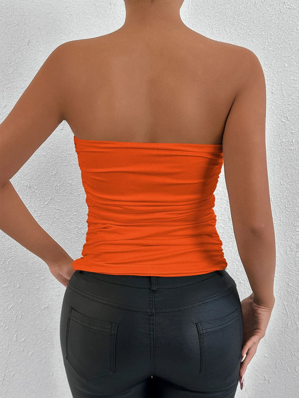 Fairyshely 2026 Sexy Summer Solid Strapless Top Women Bandeau Bodycon Tops Lady Sleeveless Off Shoulder Club Party Clothes