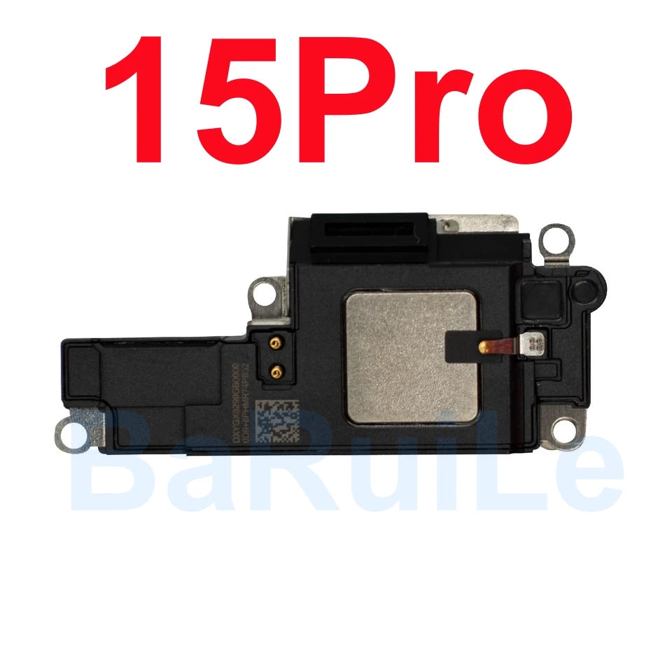 BaRuiLe Bottom Loudspeaker For iphone 12 13 14 Pro Max Mini 16 15 Plus Loud Speaker Ringer Buzzer Flex Cable Replacement Part