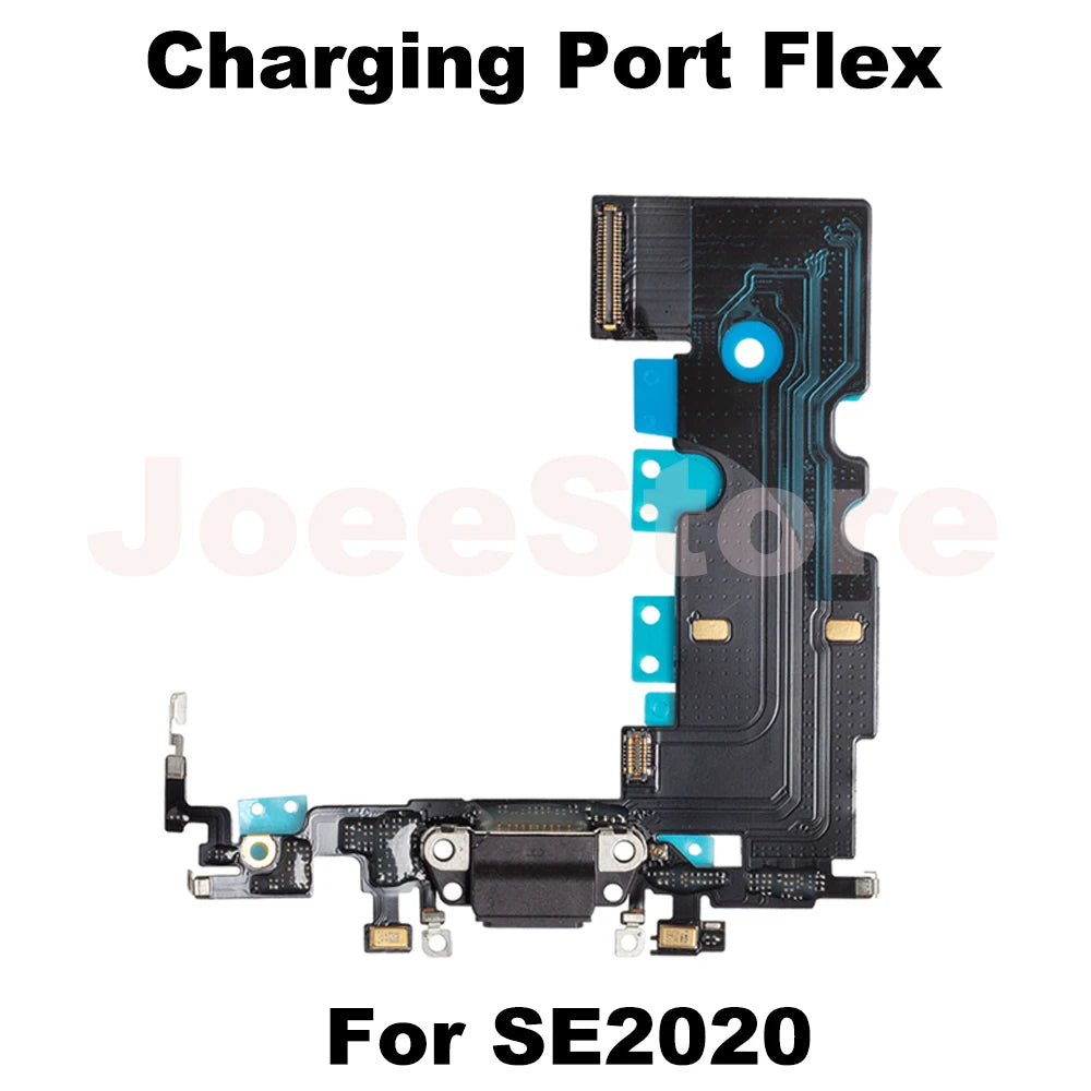 1pcs Charging Port Flex Cable for iPhone 11 X XS XSMax XR 6 6S 7 8 Plus USB Charger Dock Connector With Microphone Ribbon Repair