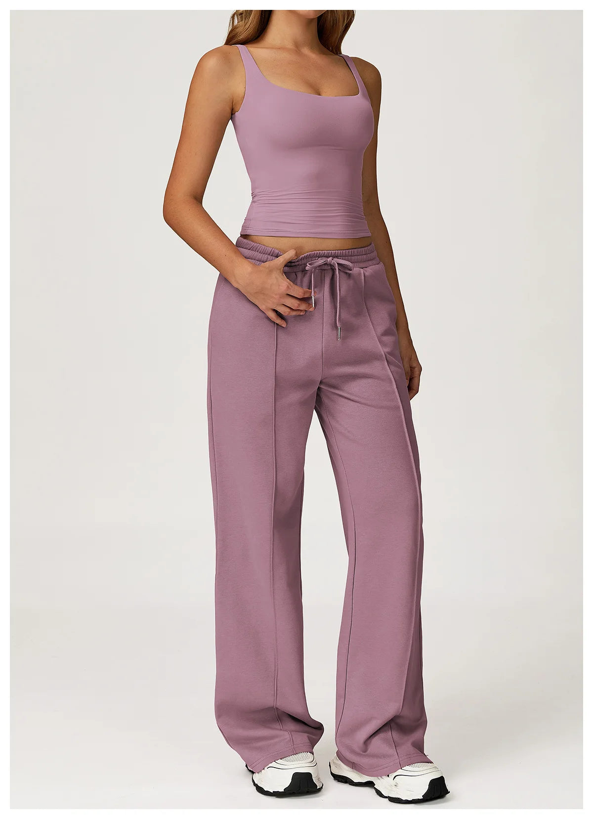 Women's High Waisted Straight pants Sweatpants Casual Yoga Jogger Pants elegant pants Women Pants Yoga With Pockets pantalones