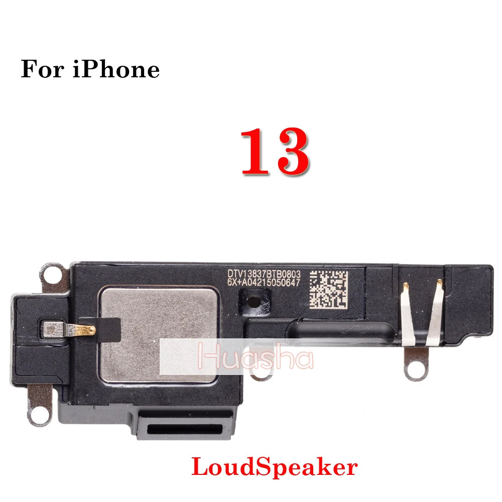 1Pcs Loudspeaker For iphone 11 12 13 14 15 Plus Mini Pro Max Lound Speaker Ringer inner Buzzer Flex Cable Replacement Parts