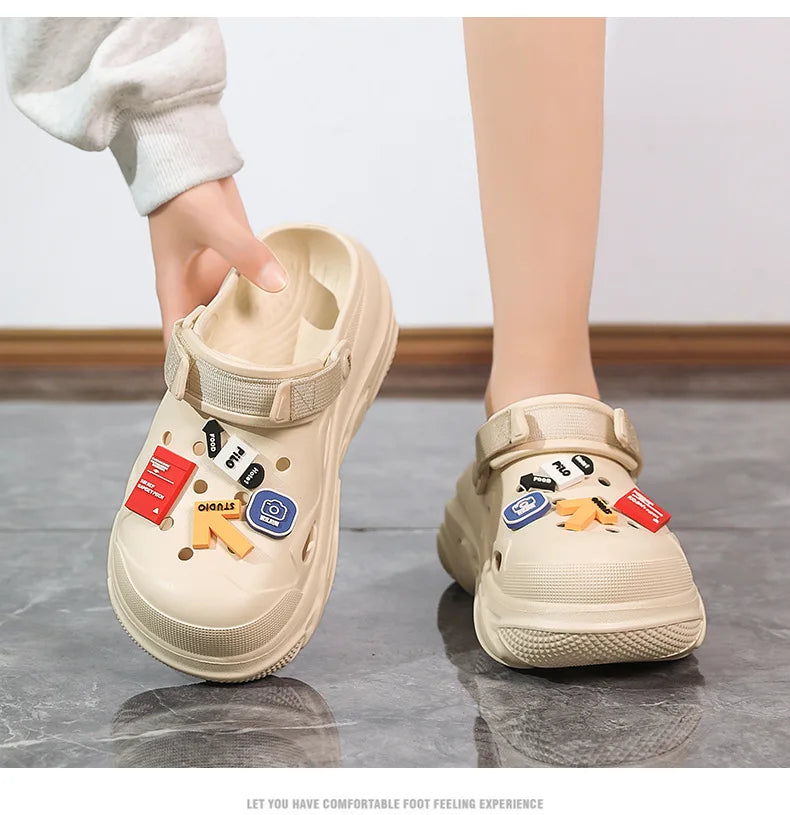 Summer Outdoor Beach Casual Sandals, Lightweight and Breathable Household Shoes, Anti Slip and Breathable Fishing Slippers