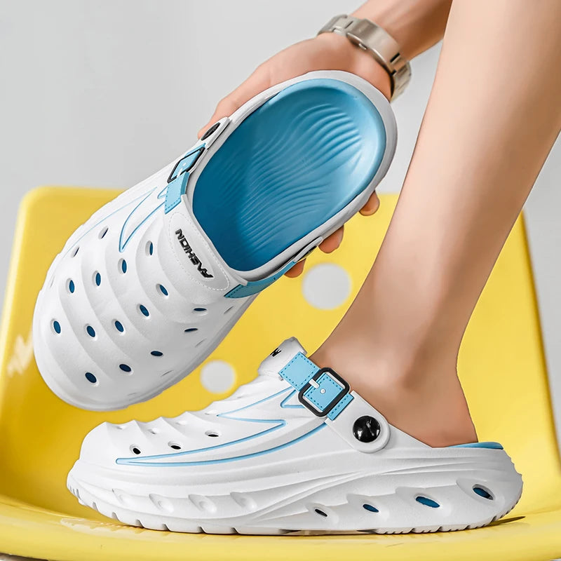 Summer Outdoor Wear for Men and Women, Non-Slip, Anti-Odor, Dual-Purpose, Wear-Resistant Beach Sandals and Slippers