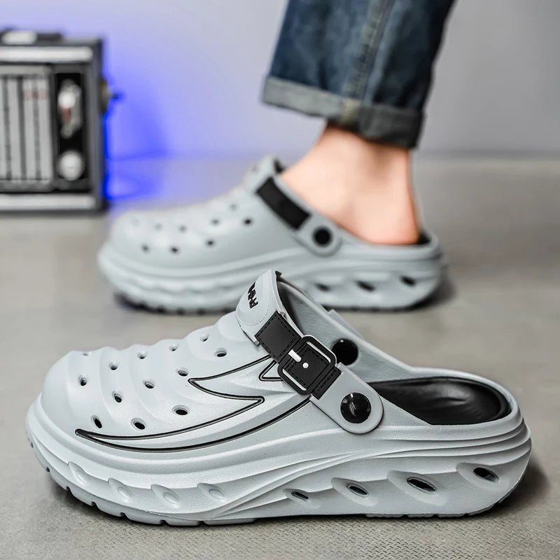 Summer Outdoor Wear for Men and Women, Non-Slip, Anti-Odor, Dual-Purpose, Wear-Resistant Beach Sandals and Slippers