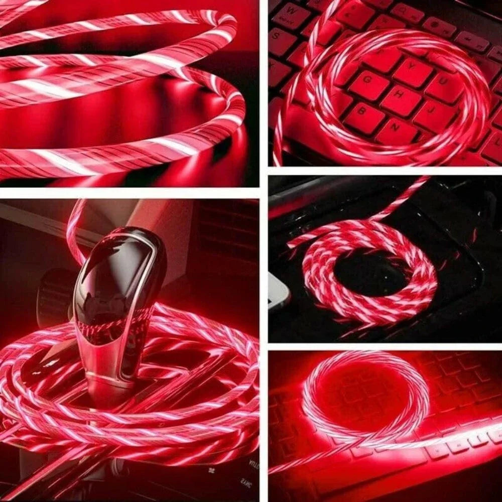 LED PD 60W USB Type C to USB C Cable for iPhone 15 Pro Max Xiaomi Huawei  Fast Charging Charger Data Cable USB-C Cable 1m 2m