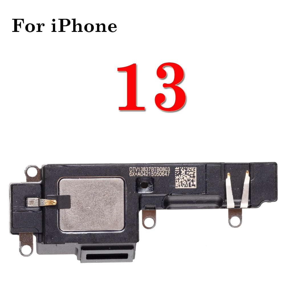 1Pcs Loudspeaker For iphone 11 12 13 14 15 Plus Mini Pro Max Lound Speaker Ringer inner Buzzer Flex Cable Replacement Parts