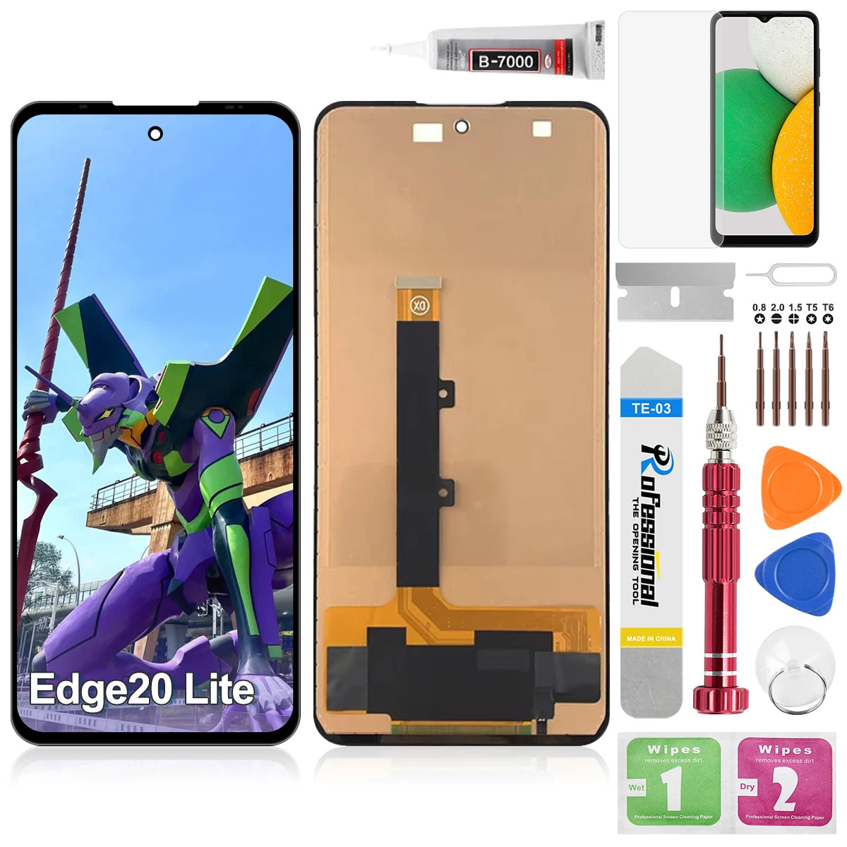6.7" For Motorola Edge 20 Lite LCD XT2139-1 Display Touch Screen Digitizer Full Assembly Mobile Phone Replacement Parts