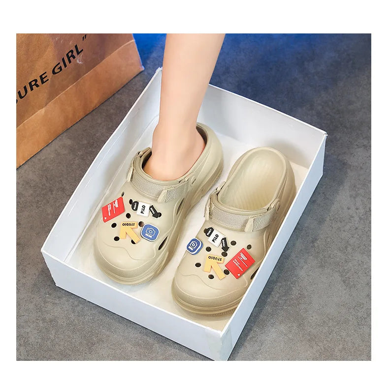 Summer Outdoor Beach Casual Sandals, Lightweight and Breathable Household Shoes, Anti Slip and Breathable Fishing Slippers