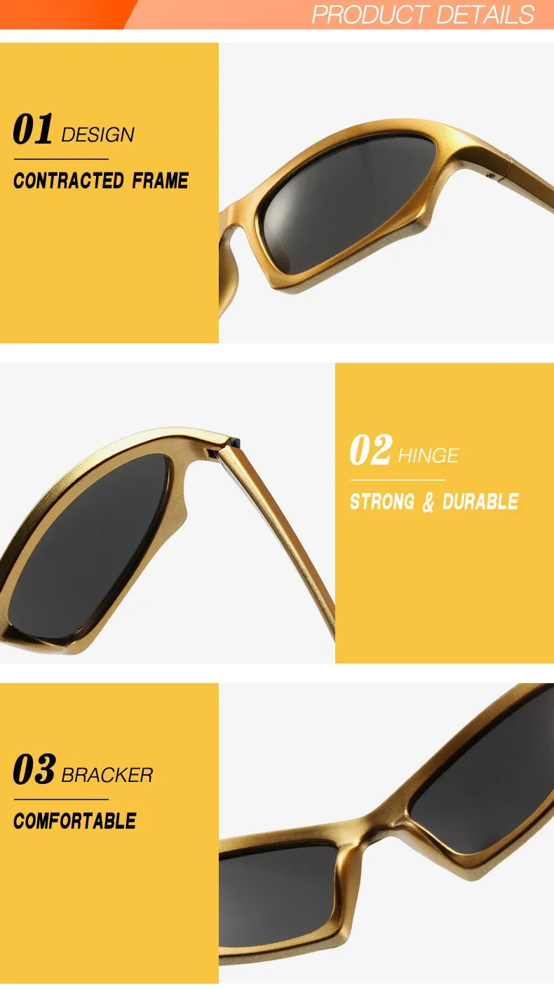 Luxury Punk Sports Sunglasses Women Brand Designer Y2K One Piece Sun Glasses Men Goggle Shades UV400 Fashion Eyewear