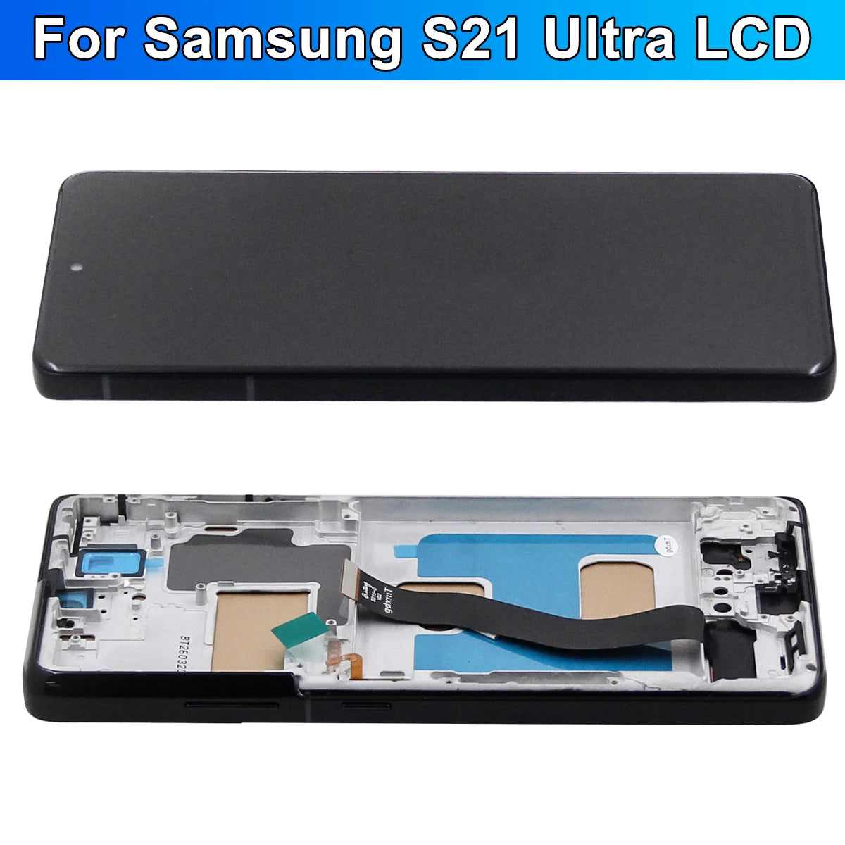 Tested S21 Ultra For Samsung S21 Ultra 5G G998B G998U G998W LCD Display Touch Screen Digitizer Assembly Replacement