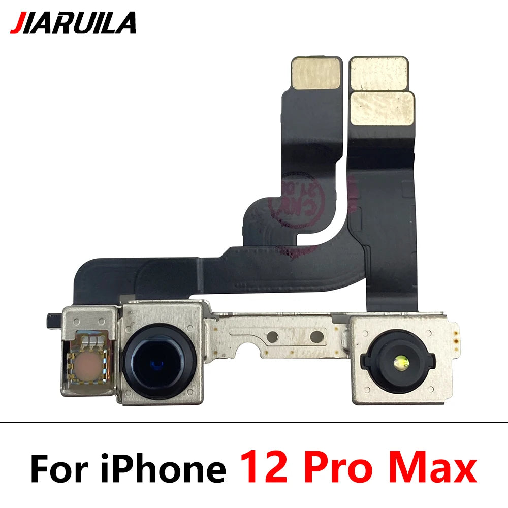 New Front Camera For iPhone 11 12 13 14 15 Pro 11Pro 12Pro 13Pro Max Mini Plus Flex Cable Facing Replacement Parts