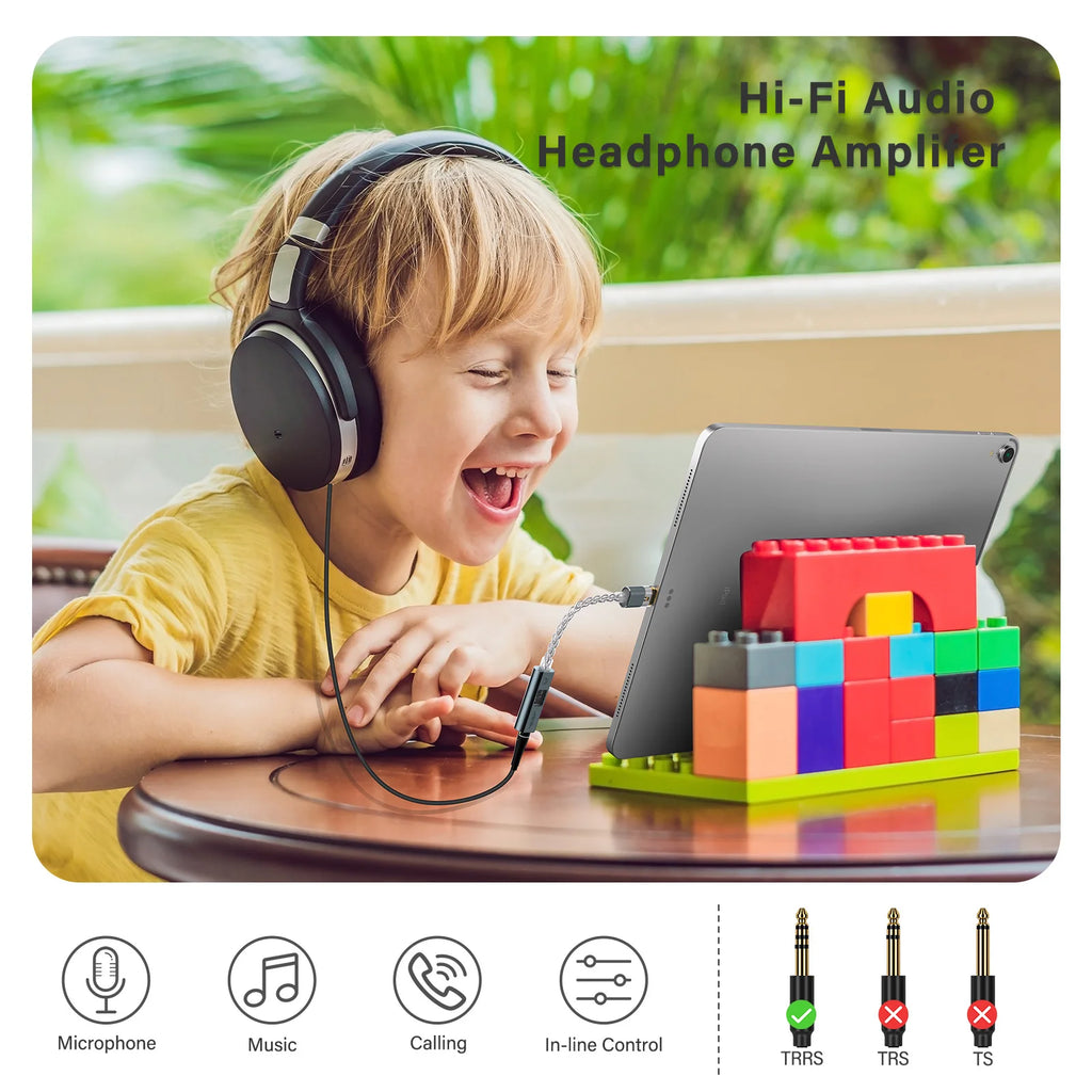 DAC USB Type C to 3.5 mm Jack Adapter HiFi Audio Amplifier Stereo Ephone Headphone Digital Decoding Converter CX31993 MAX97220