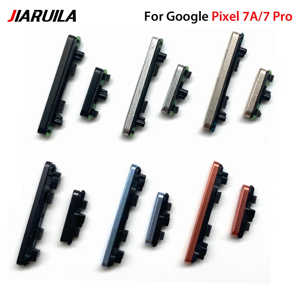 NEW Phone Power On Off Volume Control Side Key External Volume Button For Google 6 7 Pro 7A 6A Repair Replacement Button Parts