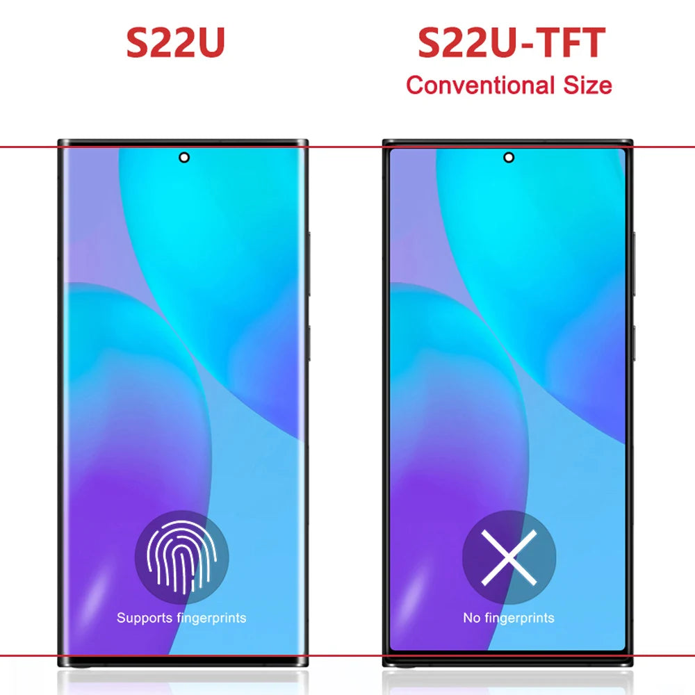 For Samsung S22 Ultra Tested For S22Ultra S908 S908B S908U S908W S908E LCD Display Touch Screen Digitizer Assembly Replacement
