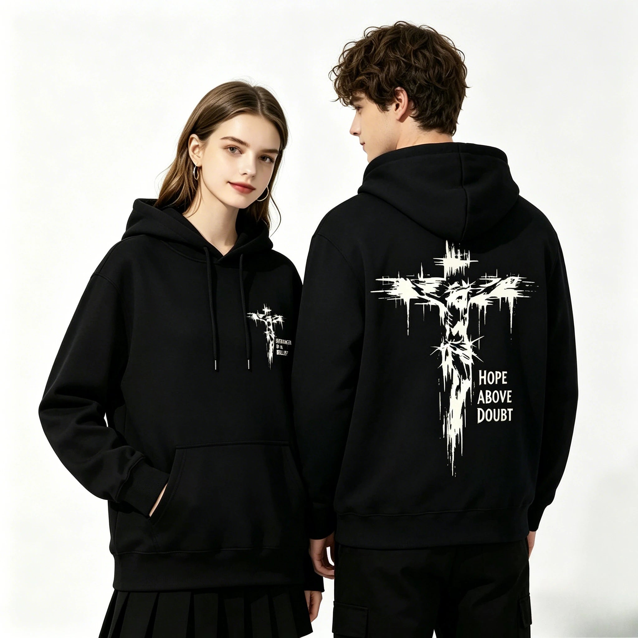2026 Men's Pullover Hoodie Embroidered Design Autumn Fashion Hooded Sweatshirt Casual Unisex