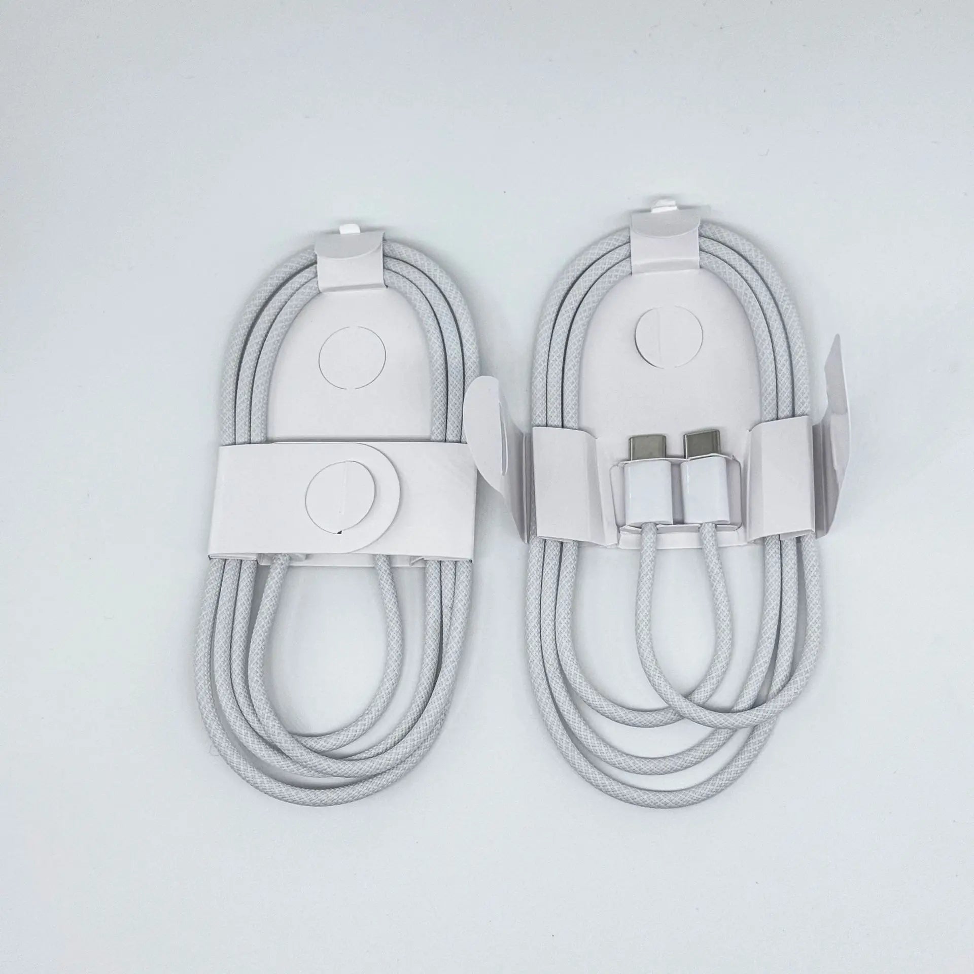 1-50Pcs 60W USB C to Type C Weaving Cable For Apple iPhone 11 12 13 14 15 16 Pro Max Plus Fast Charging Cable Phone Accessories