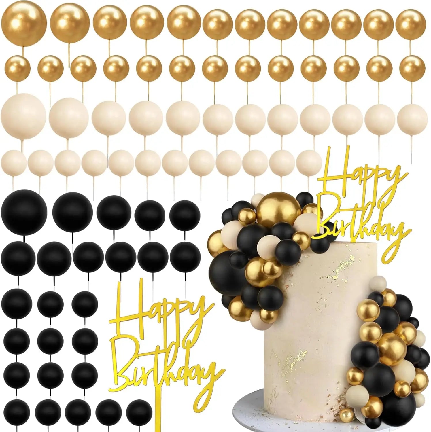 10/5Pcs Metal Silver Gold 4D Round Foil Balloon Mylar Balloons for Birthday Wedding New Year Baby Shower Party Decorations