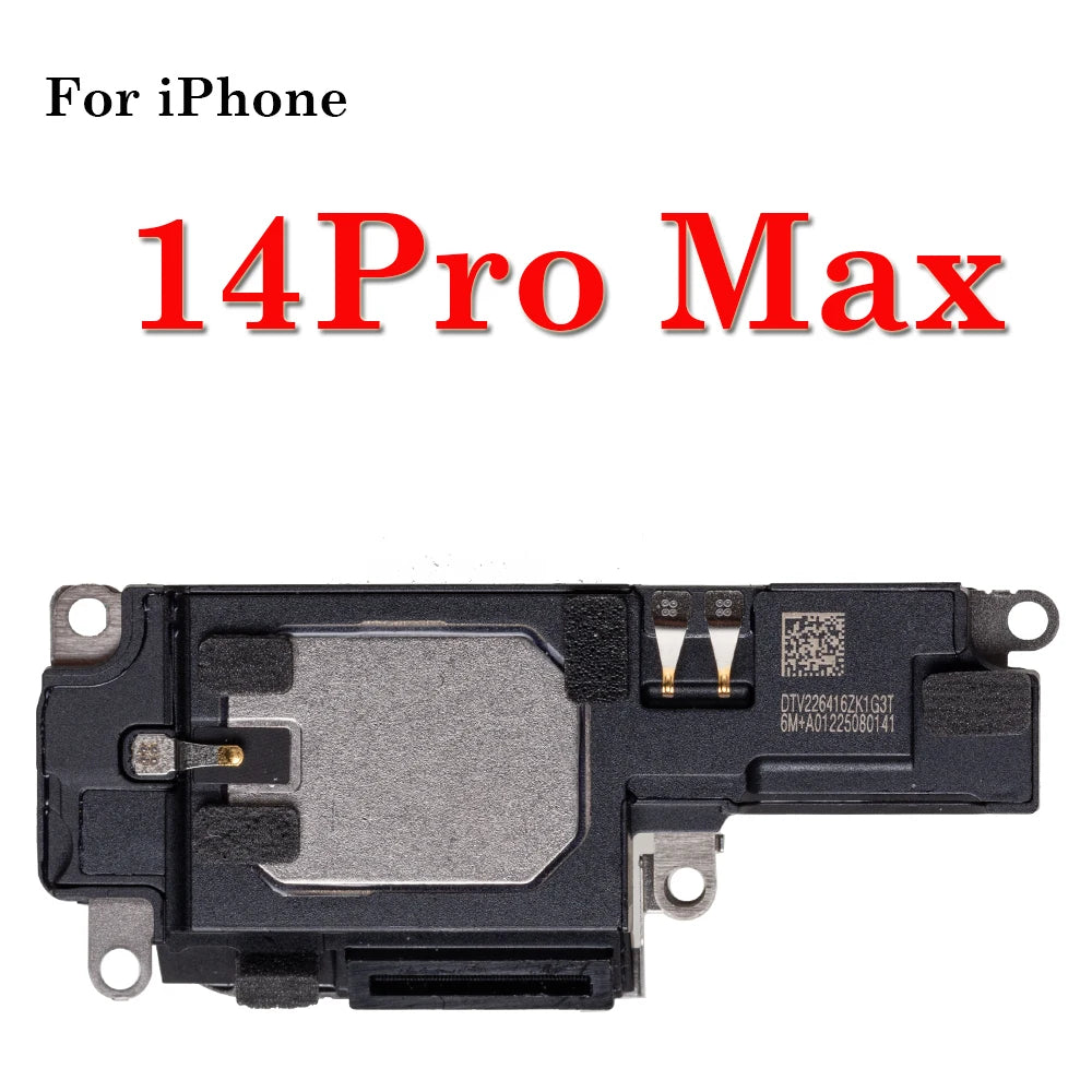1Pcs Loudspeaker For iphone 11 12 13 14 15 Plus Mini Pro Max Lound Speaker Ringer inner Buzzer Flex Cable Replacement Parts