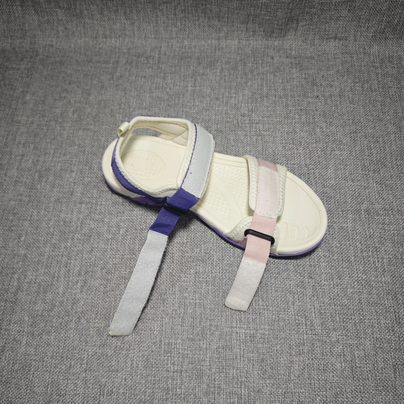 Summer Women's Sandals Shock Absorption Anti-slip Lightweight Comfortable Beach Travel Sandals Flat Bottom Slip-On Casual Loa...