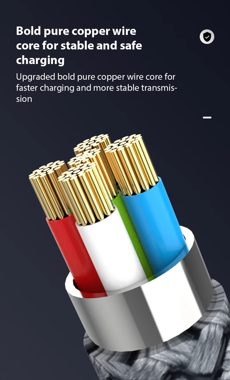 USB C Cable Fast Charge Extension Cable 6A 1M 2M 3M 5M 8M For iPhone 15 16 17 Samsung Huawei Xiaomi Oppo OnePlus VR Camera