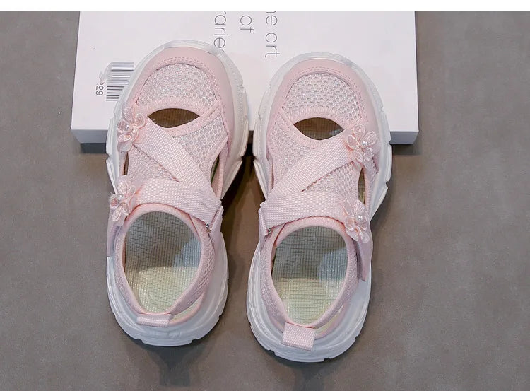 Summer Sandals New Fashion Simple Girls' Shoes Anti Slip Soft Comfort Beach Casual Shoe Breathable Versatile Simple Sports Shoes