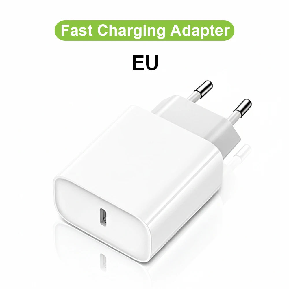 30W PD Fast Charger For iPhone 14 13 12 USB C To Lightning Quick Charging Cable For iPhone 17 16 15 Pro Max Type C Power Adapter