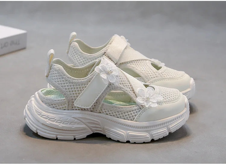 Summer Sandals New Fashion Simple Girls' Shoes Anti Slip Soft Comfort Beach Casual Shoe Breathable Versatile Simple Sports Shoes