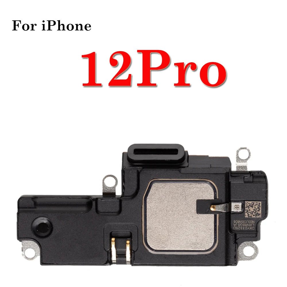 1Pcs Loudspeaker For iphone 11 12 13 14 15 Plus Mini Pro Max Lound Speaker Ringer inner Buzzer Flex Cable Replacement Parts