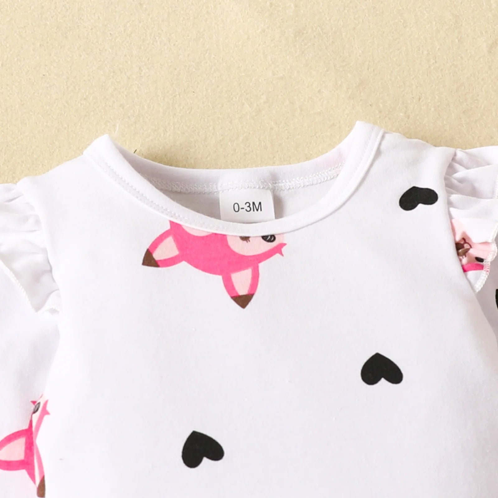 Prowow Cute Fox Baby Dresses For Girls Heart Print Romper+Suspender Fox Dress For Girls Fall Winter Newborn Baby Girl Clothes